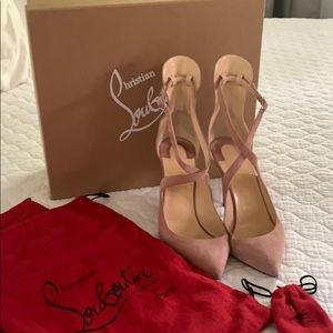 Christian Louboutin Suede Marlenarock Stiletto